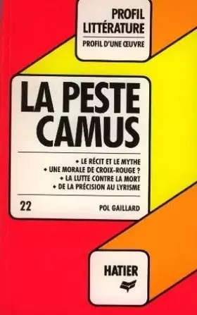 Couverture du produit · La Peste