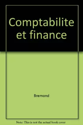 Couverture du produit · Comptabilité et finance