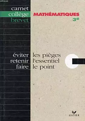 Couverture du produit · Mathématiques 3e