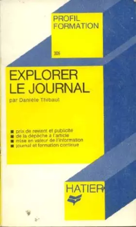 Couverture du produit · Explorer le journal