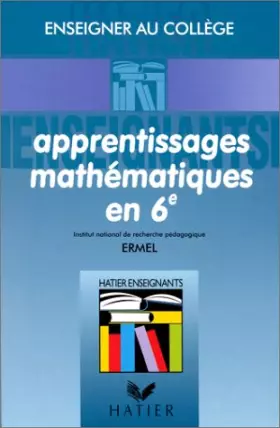 Couverture du produit · Apprentissages mathématiques en 6e