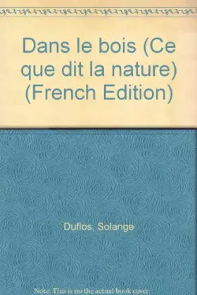 Couverture du produit · Dans le bois