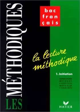 Couverture du produit · La Lecture méthodique, tome 1 : Initiation