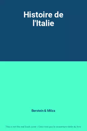 Couverture du produit · Histoire de l'Italie