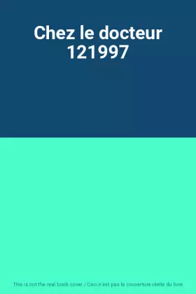 Couverture du produit · Chez le docteur 121997