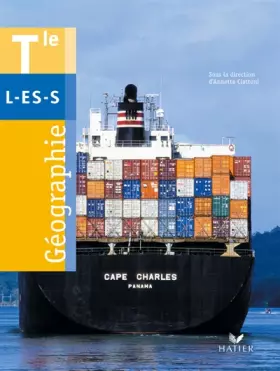 Couverture du produit · Géographie : Manuel, terminales L, ES, S