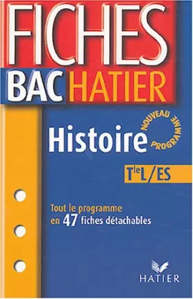 Couverture du produit · Histoire Tle L/ES