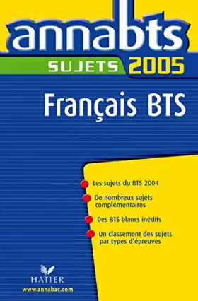Couverture du produit · Français BTS: Sujets