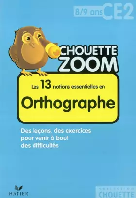 Couverture du produit · Orthographe