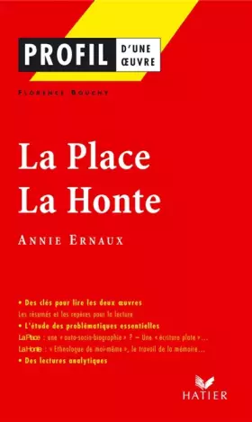 Couverture du produit · La Place, La Honte, d'Annie Ernaux