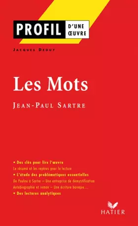 Couverture du produit · Les Mots