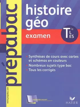 Couverture du produit · Histoire-Géographie Tle L, ES