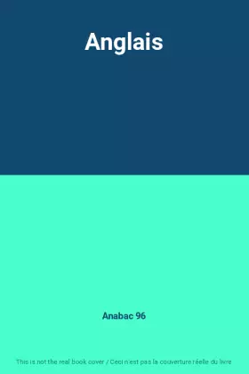 Couverture du produit · Anglais