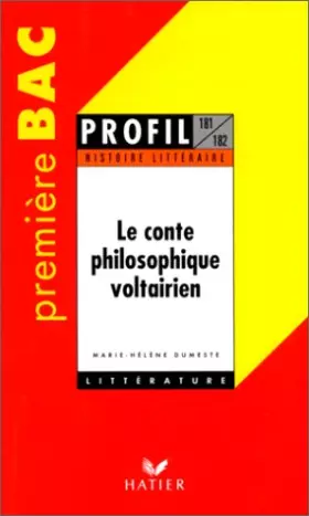 Couverture du produit · Le Conte philosophique voltairien
