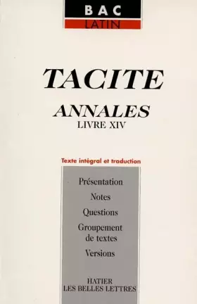 Couverture du produit · Annales : Livre XIV