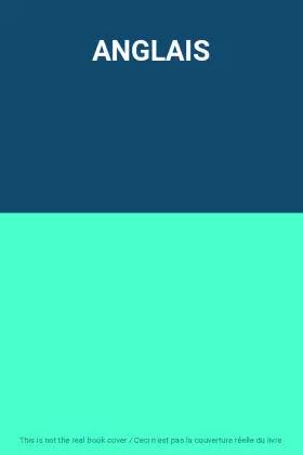 Couverture du produit · ANGLAIS