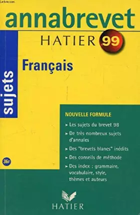 Couverture du produit · FRANCAIS