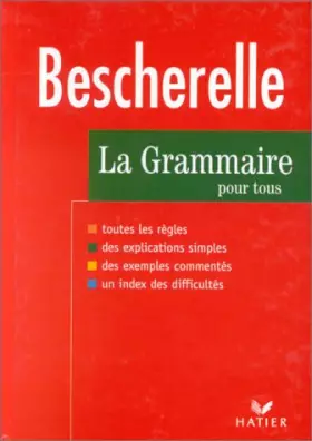 Couverture du produit · Bescherelle : Grammaire , édition 97