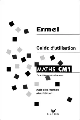 Couverture du produit · Ermel - Guide d'utilisation CM1 ARCOM