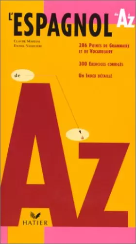 Couverture du produit · L'espagnol de A à Z, édition 97