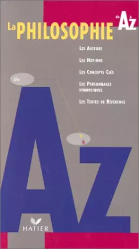 Couverture du produit · La philosophie de A à Z
