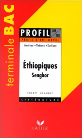 Couverture du produit · Profil d'une oeuvre : Ethiopiques, Senghor