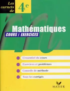 Couverture du produit · les carnets du college