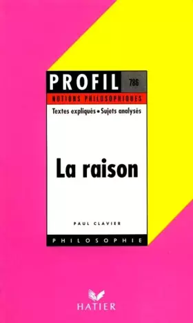 Couverture du produit · La Raison