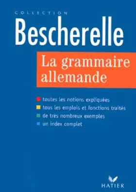 Couverture du produit · La grammaire allemande