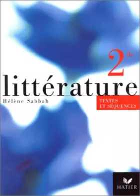 Couverture du produit · Manuel de Littérature, 2nde