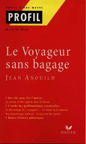 Couverture du produit · Le Voyageur sans bagage