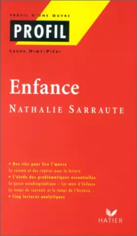 Couverture du produit · Enfance, Sarraute