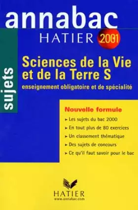Couverture du produit · Sciences de la vie et de la terre, S.