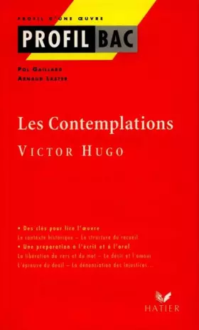 Couverture du produit · Les Contemplations de Victor Hugo