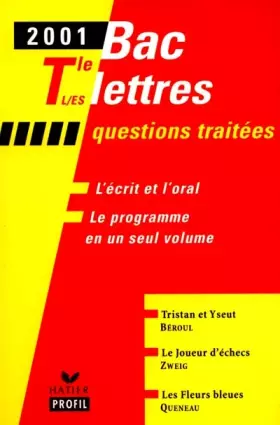 Couverture du produit · 2001, Bac lettres Tle L/ES