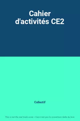 Couverture du produit · Cahier d'activités CE2
