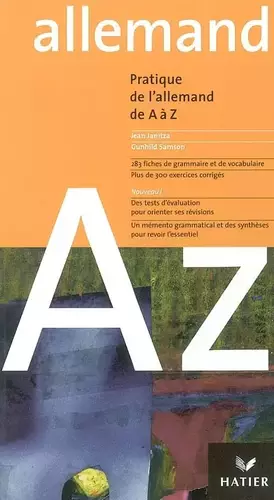 Couverture du produit · L'Allemand de A à Z, édition 2003