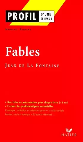 Couverture du produit · Fables, Jean de La Fontaine