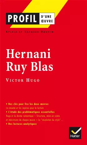 Couverture du produit · Profil d'une oeuvre : Hernani - Ruy Blas de Victor Hugo