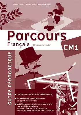 Couverture du produit · Français CM1 Parcours: Guide pédagogique
