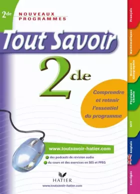Couverture du produit · Tout Savoir 2e