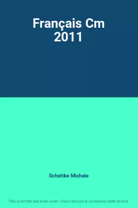 Couverture du produit · Français Cm 2011