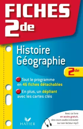 Couverture du produit · Fiches 2de Histoire-Géographie