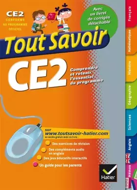 Couverture du produit · Tout savoir CE2