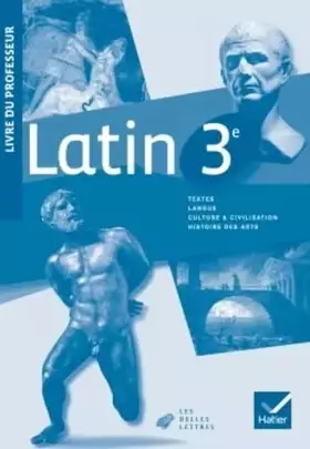 Couverture du produit · Latin 3e éd. 2012 - Livre du professeur