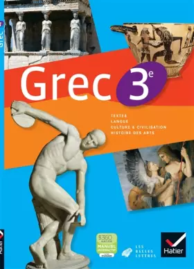 Couverture du produit · Grec 3e éd. 2013 - Manuel de l'élève