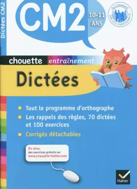 Couverture du produit · Chouette - Dictées CM2