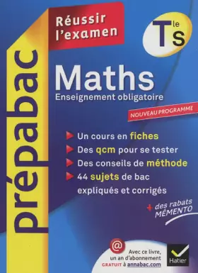 Couverture du produit · Prépabac maths terminale S enseignement obligatoire