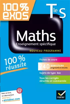Couverture du produit · Maths Tle S Enseignement spécifique: Exercices résolus - Terminale S