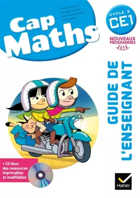 Couverture du produit · Cap Maths CE1 éd. 2016 - Guide de l'enseignant + CD Rom